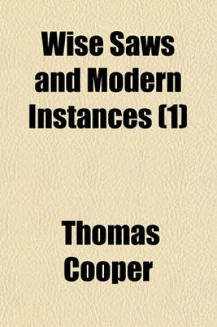 Cover of Wise Saws and Modern Instances (1)