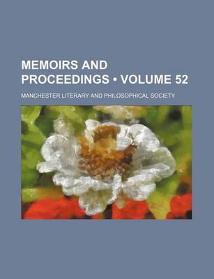 Book cover for Memoirs and Proceedings (Volume 52)