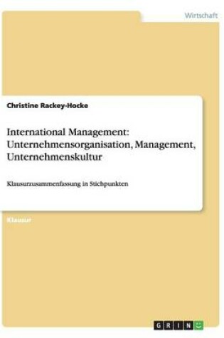 Cover of International Management