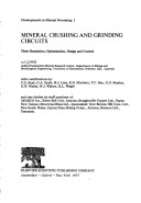 Book cover for Mineral Crushing and Grinding Circuits