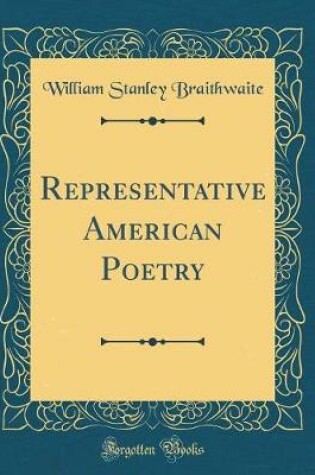 Cover of Representative American Poetry (Classic Reprint)