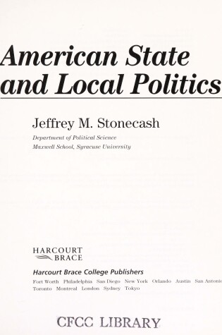 Cover of American State and Local Politics