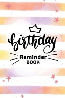 Book cover for Birthday Reminder Book