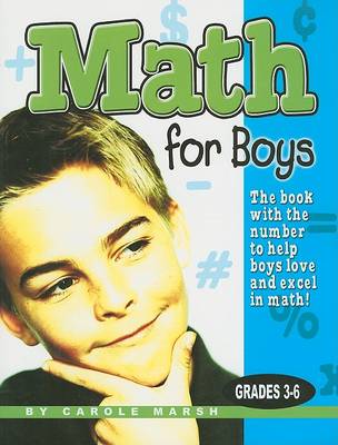 Book cover for Math for Boys