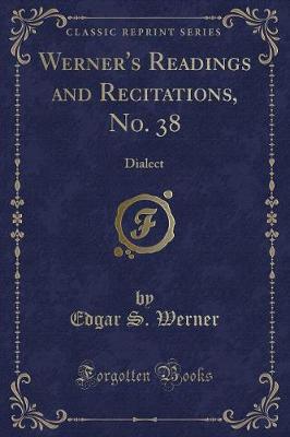 Book cover for Werner's Readings and Recitations, No. 38