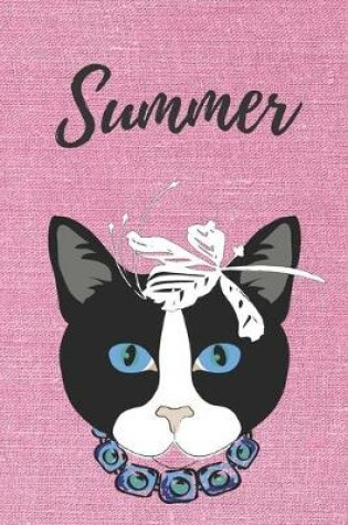 Cover of Summer Katzen-Malbuch / Notizbuch / Tagebuch / Journal