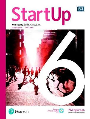 Book cover for StartUp 6 Student Book with MyEnglishLab & App