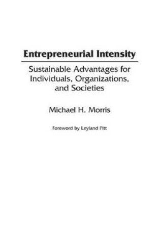 Cover of Entrepreneurial Intensity