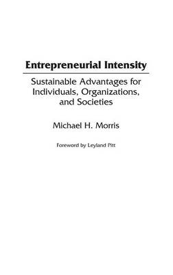 Book cover for Entrepreneurial Intensity