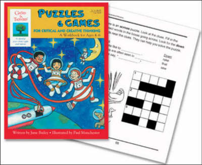 Book cover for Gifted and Talented Puzzles and Games for Critical and Creative Thinking, Ages 4-6