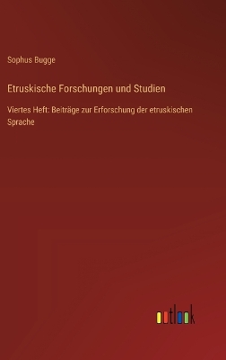 Book cover for Etruskische Forschungen und Studien