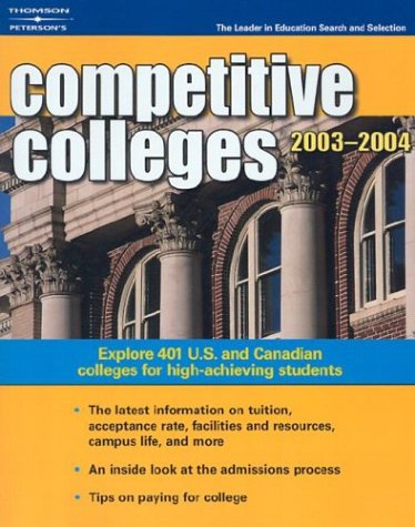 Book cover for Competitive Colleges 2003-2004