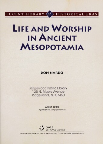 Book cover for Life and Worship in Ancient Mesopotamia