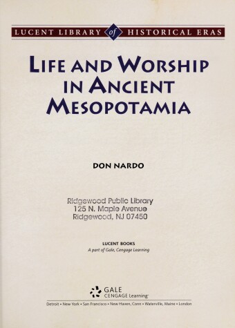 Cover of Life and Worship in Ancient Mesopotamia