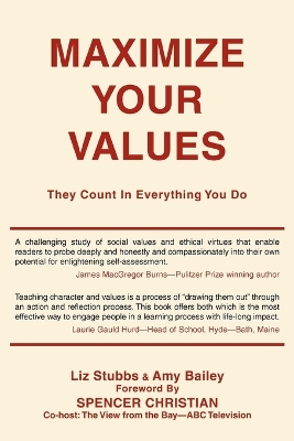 Book cover for Maximize Your Values