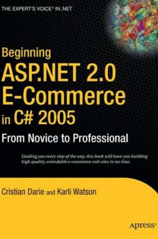 Cover of Beginning ASP.Net 2.0 E-Commerce in C# 2005
