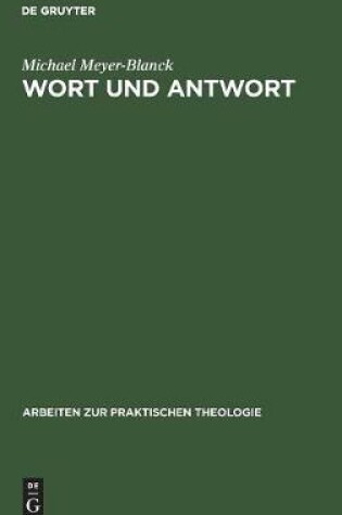 Cover of Wort und Antwort