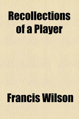 Book cover for Recollections of a Player