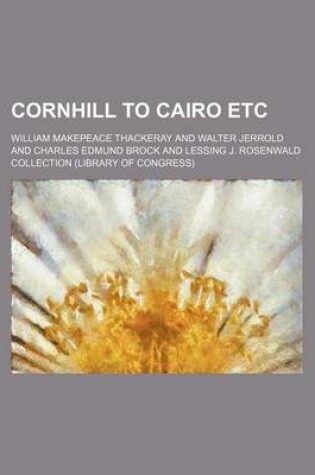 Cover of Cornhill to Cairo Etc