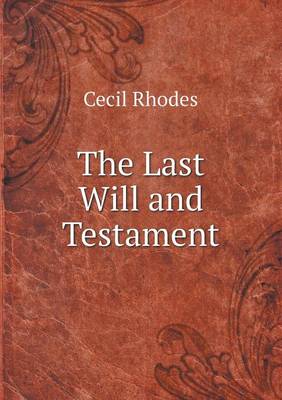 Book cover for The Last Will and Testament