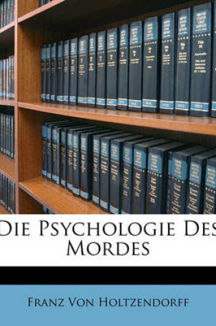 Cover of Die Psychologie Des Mordes