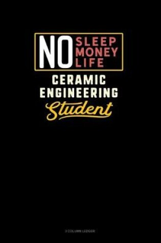 Cover of No Sleep. No Money. No Life. Ceramic Engineering Student