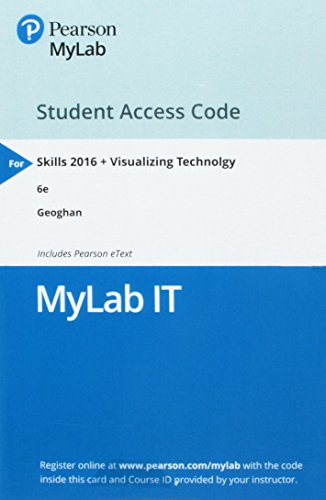 Book cover for Mylab It with Pearson Etext -- Access Card -- Skills for Success 2016 and Visualizing Technology