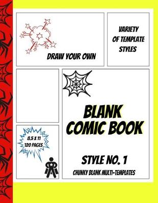 Book cover for Blank Comic Book - Style No. 1