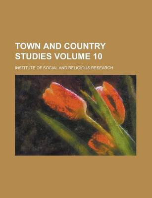 Book cover for Town and Country Studies Volume 10