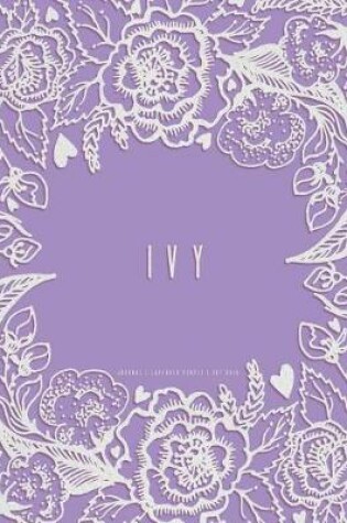 Cover of Ivy - Lavender Purple Journal, Dot Grid