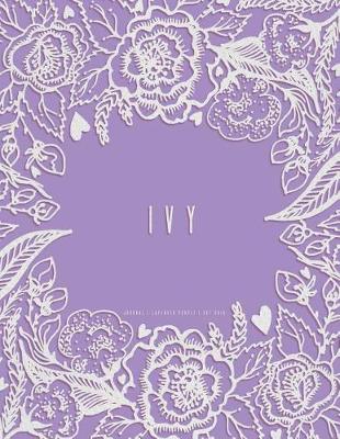 Book cover for Ivy - Lavender Purple Journal, Dot Grid