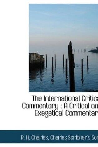 Cover of The International Critical Commentary