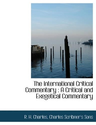 Book cover for The International Critical Commentary