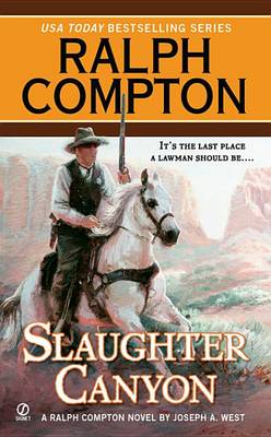 Book cover for Ralph Compton Slaughter Canyon
