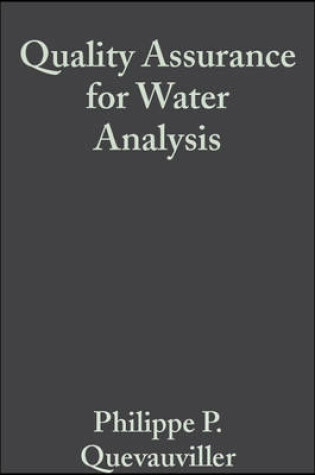 Cover of Quality Assurance for Water Analysis