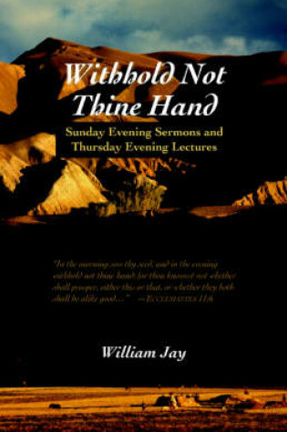 Cover of Withhold Not Thine Hand