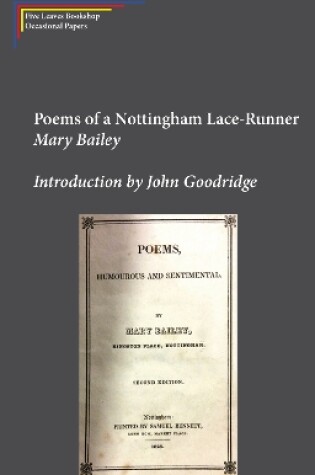 Cover of Poems of a Nottingham Lace-Runner