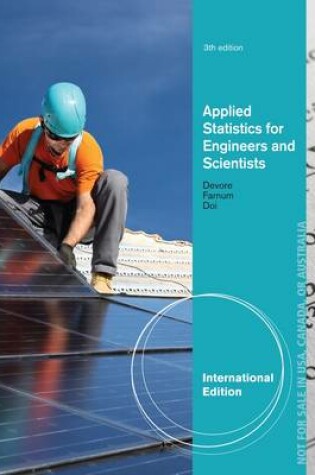 Cover of Applied Statistics for Engineers and Scientists