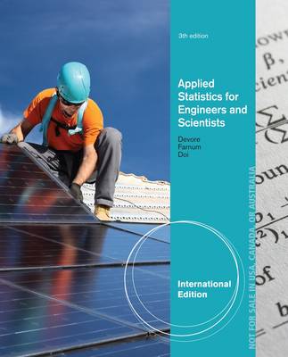 Book cover for Applied Statistics for Engineers and Scientists