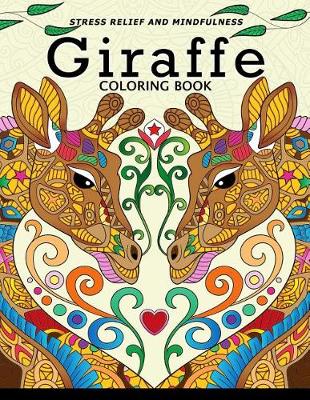 Book cover for Giraffe Coloring Book