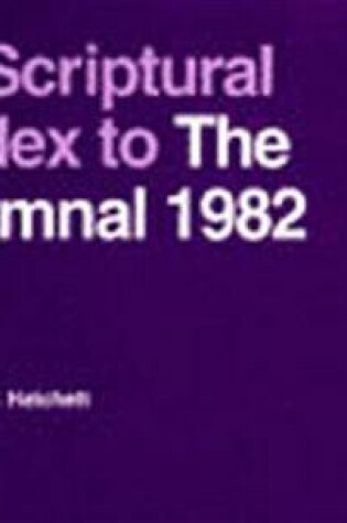 Cover of A Scriptural Index to the Hymnal 1982