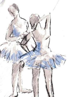 Book cover for Ballerina Dancer Sketchbook