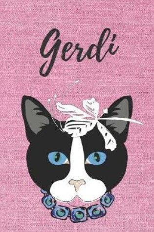 Cover of personalisiertes Notizbuch Katze / Notizheft / Journal / Malbuch / Tagebuch / Kritzelbuch / DIN A5 / Geschenk Gerdi