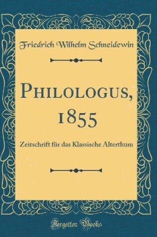 Cover of Philologus, 1855