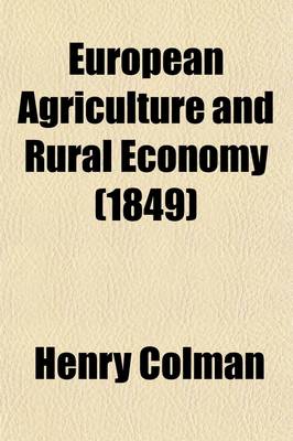 Book cover for European Agriculture and Rural Economy (Volume 1)