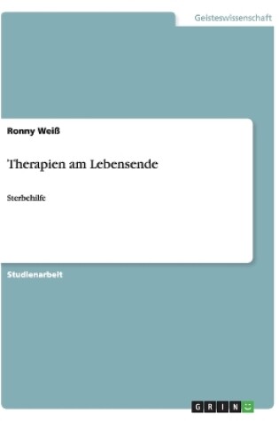 Cover of Therapien am Lebensende