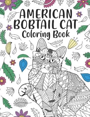 Book cover for American Bobtail Cat Coloring Book