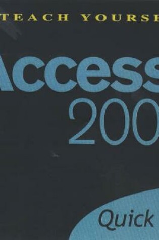 Cover of Access 2000