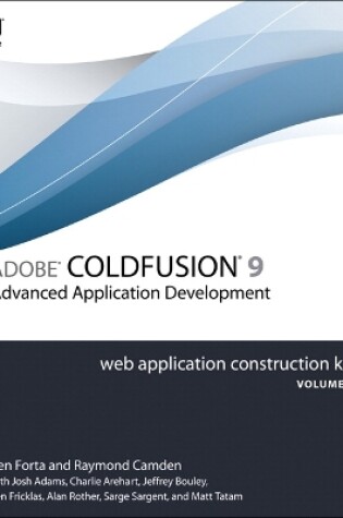 Cover of Adobe ColdFusion 9 Web Application Construction Kit, Volume 3