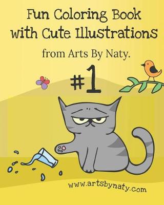 Book cover for Fun Coloring Book with Cute Illustrations.